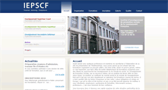 Desktop Screenshot of iepscf-tournai.be